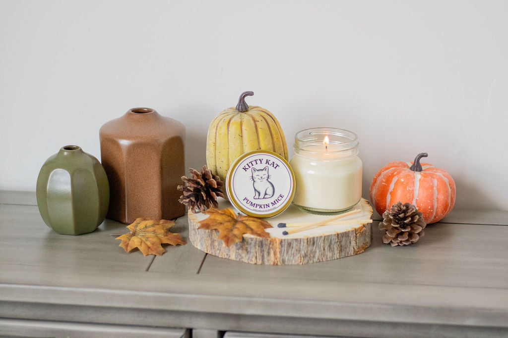 Pumpkin Mice Candle