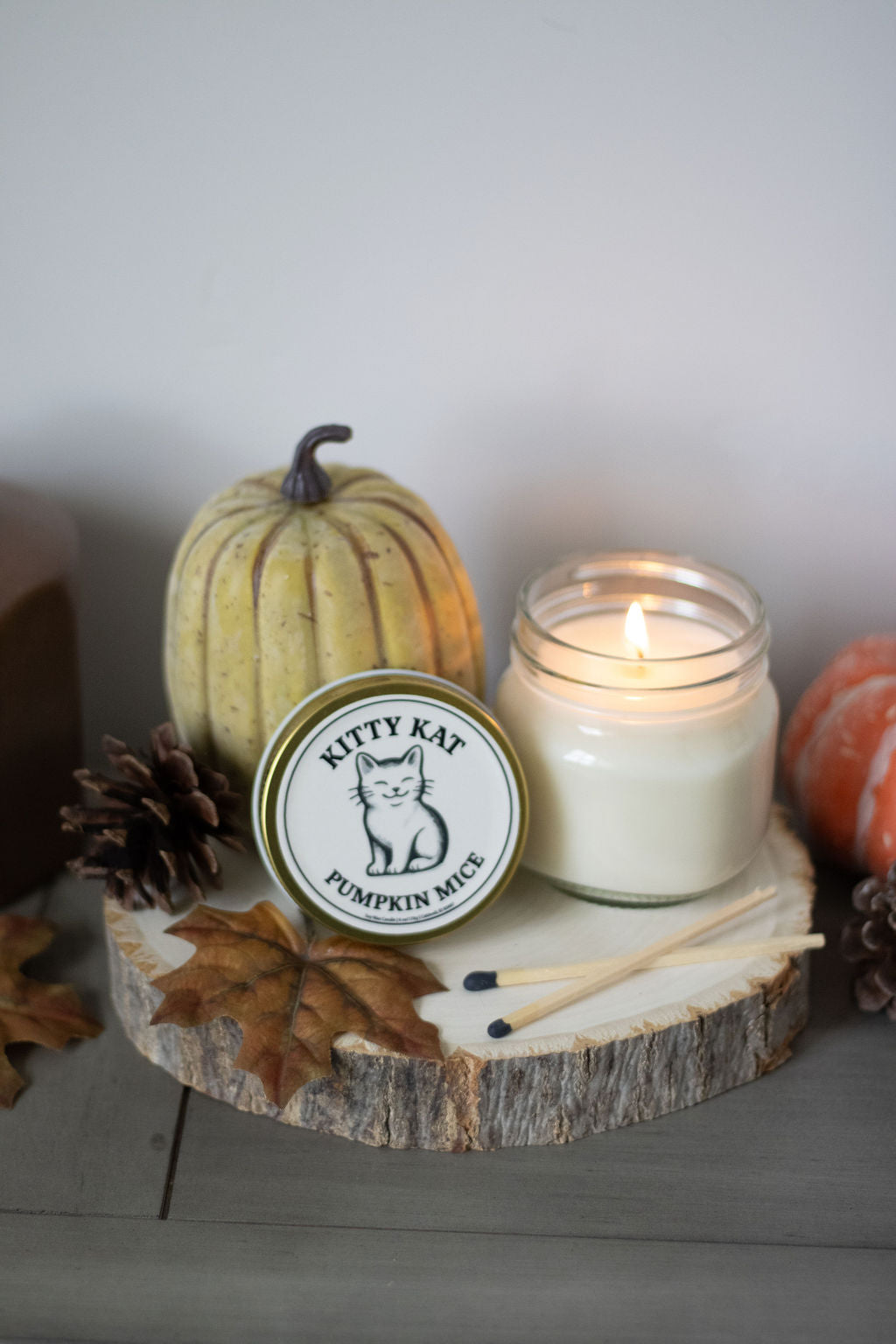 Pumpkin Mice Candle