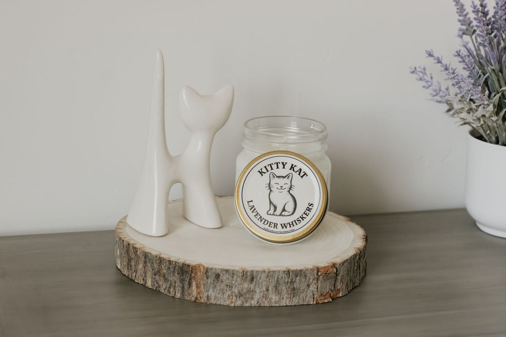Lavender Whiskers Candle